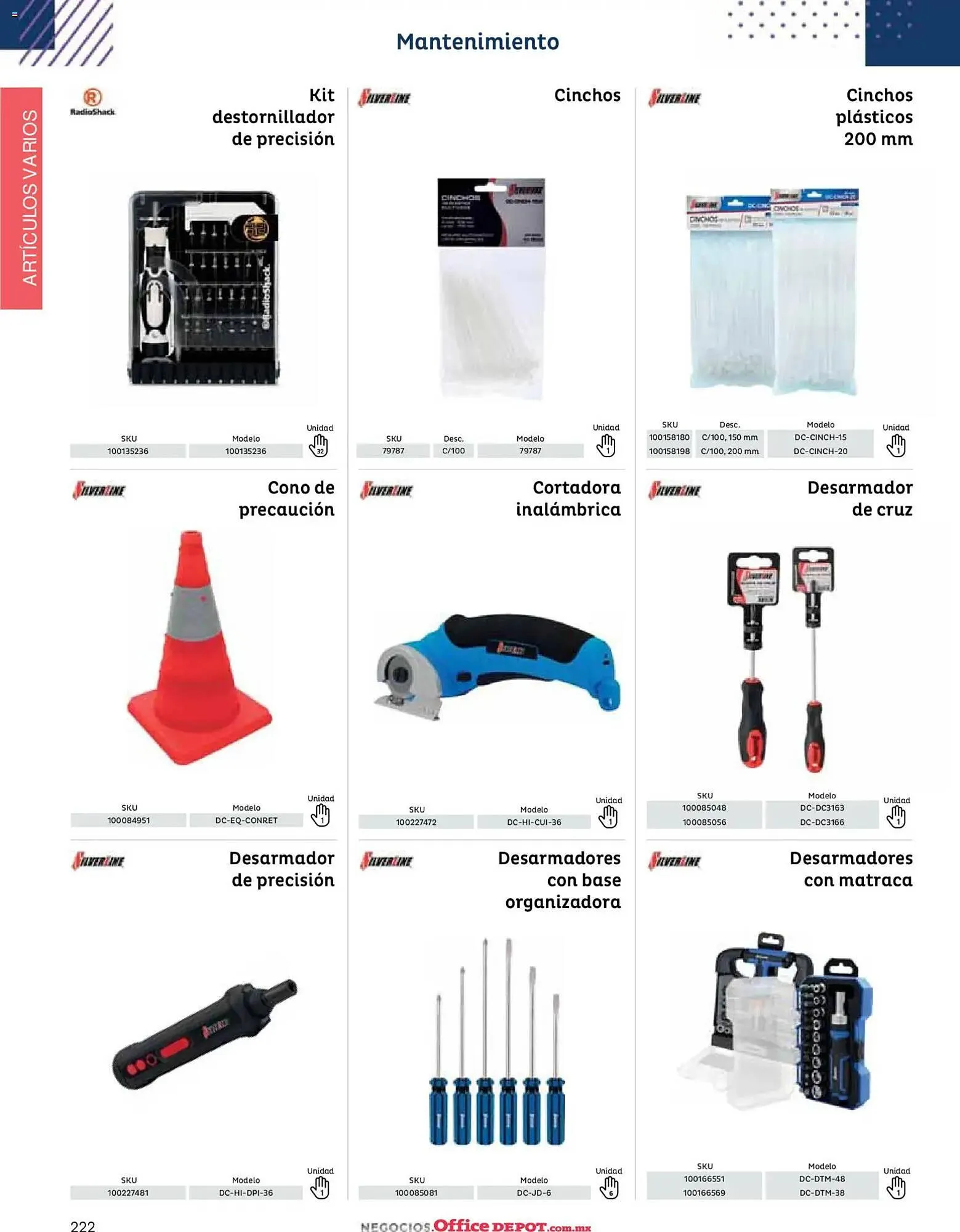 Catálogo de Catálogo Office Depot 12 de enero al 1 de enero 2027 - Pagina 224