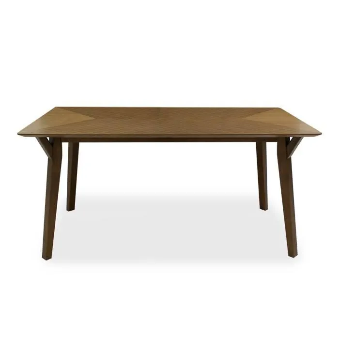 Mesa De Comedor P/6 Nogal Rel