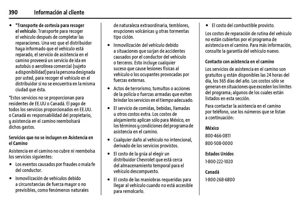 Catálogo de Chevrolet Corvette Stingray Manual del propietario 22 de enero al 31 de diciembre 2025 - Pagina 391