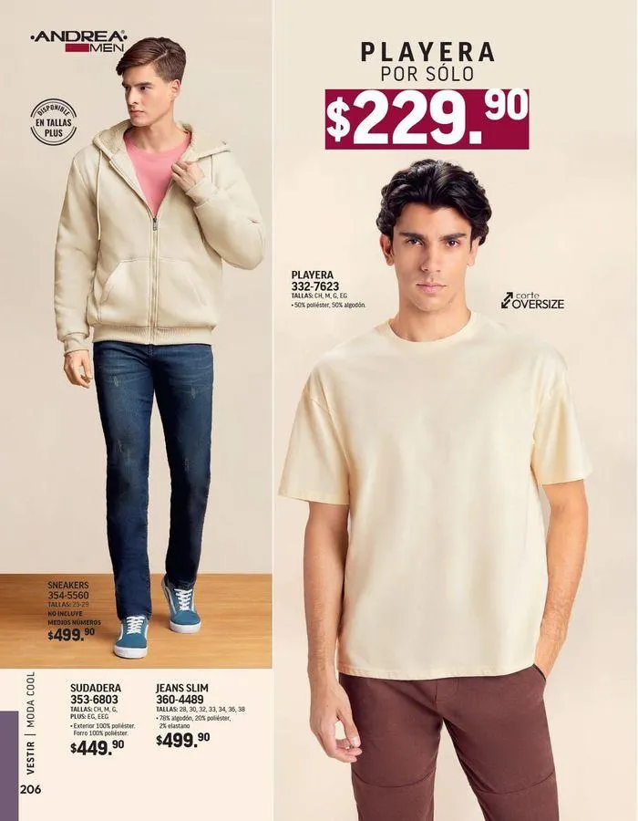 Catálogo de ANDREA - VESTIR CABALLERO 26 de agosto al 25 de enero 2025 - Pagina 117