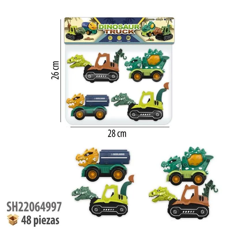 CAMIONETAS DINOSAURIO FRICCION