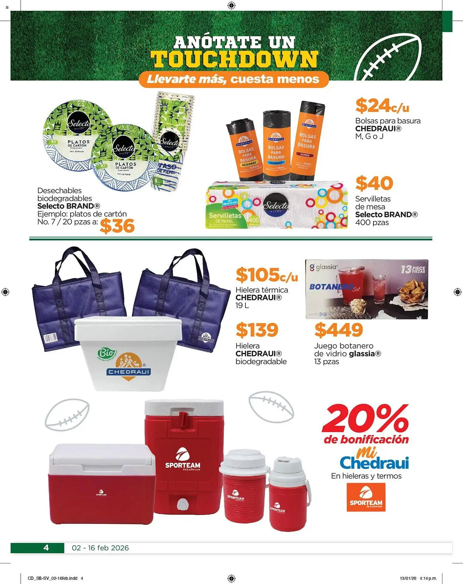 Catálogo de Folleto Chedraui 2 de febrero al 16 de febrero 2026 - Pagina 4