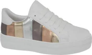 tenis casual detalles metálicos