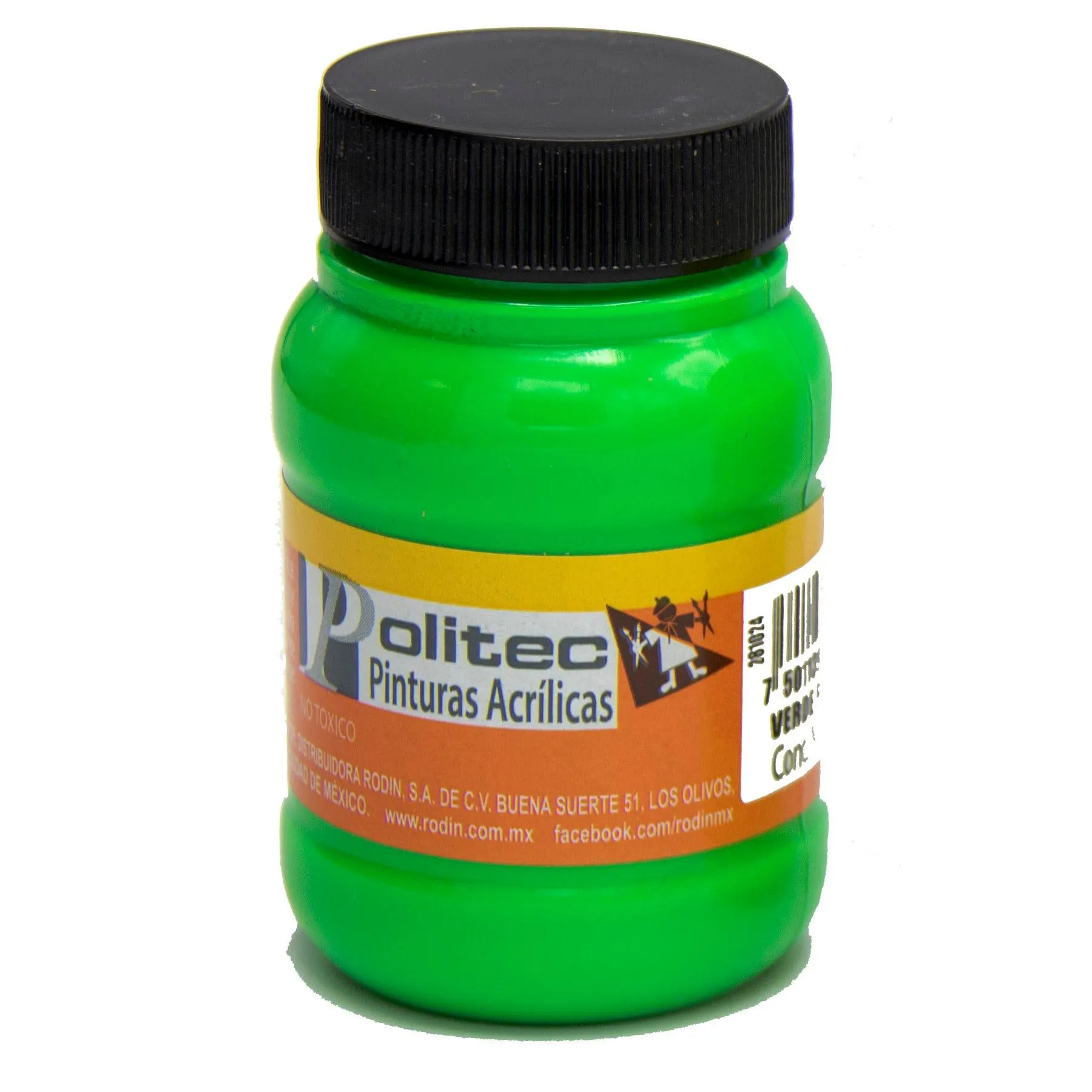 PINTURA ACRILICA POLITEC 100 ML. FLUORESCENTES