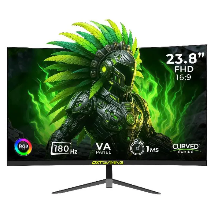 Monitor Gamer Curvo 23.8 DXT GAMING Sight 1ms 180Hz FHD VA LED HDMI Adaptive-Sync Negro DXT2383CBK