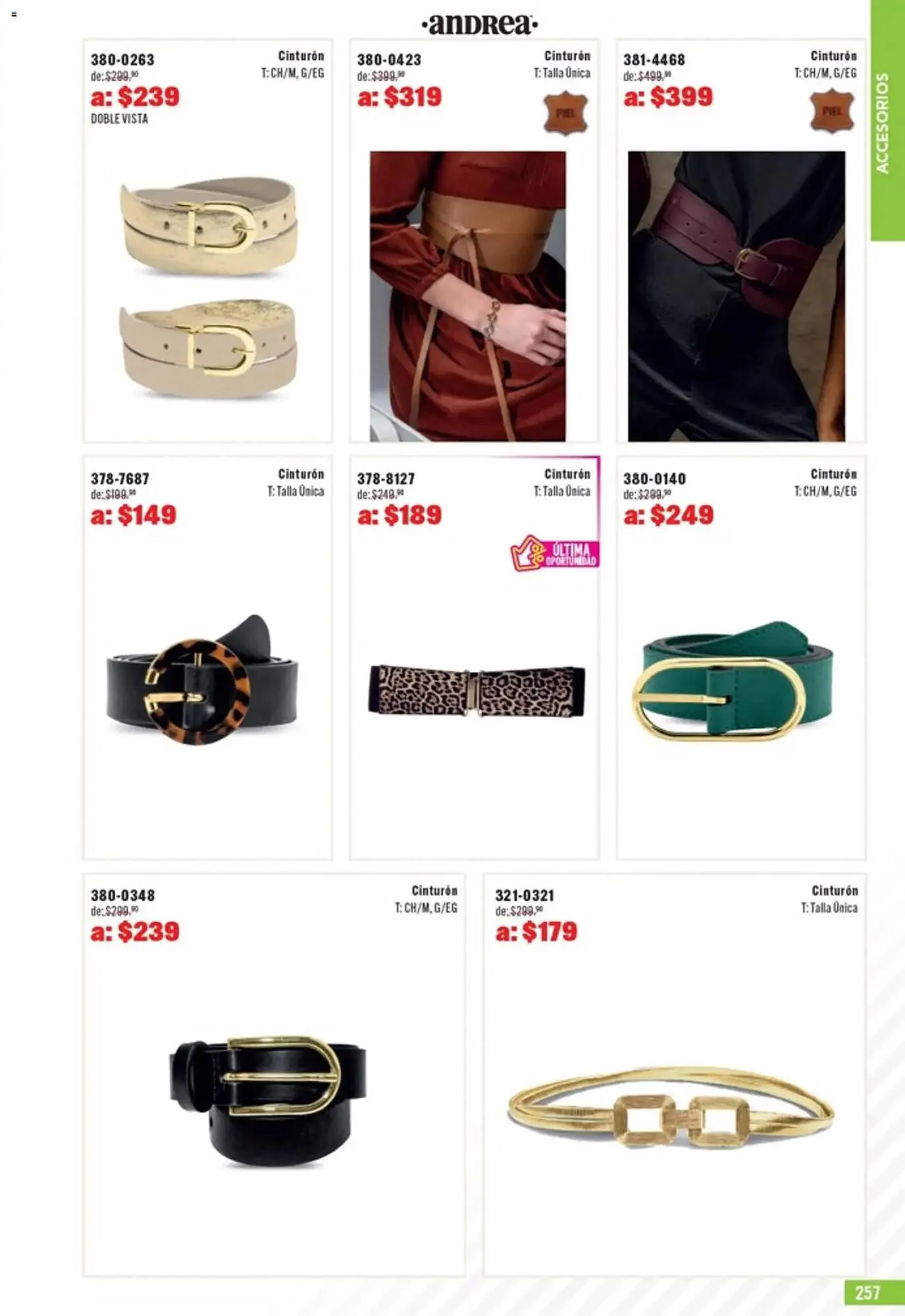 Catálogo de Catálogo Andrea 5 de abril al 2 de mayo 2026 - Pagina 257