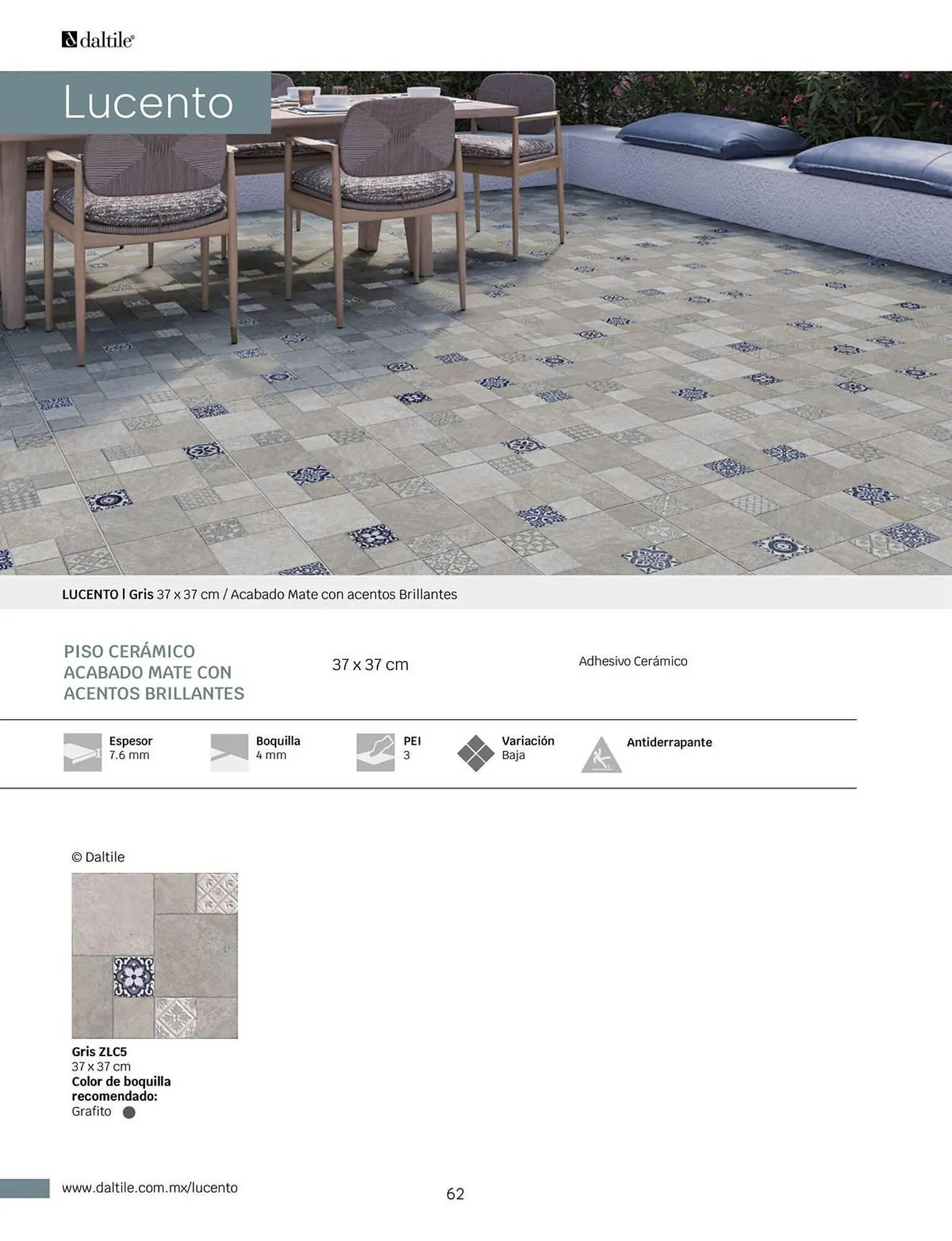 Catálogo de Catálogo Daltile 1 de enero al 31 de diciembre 2024 - Pagina 62