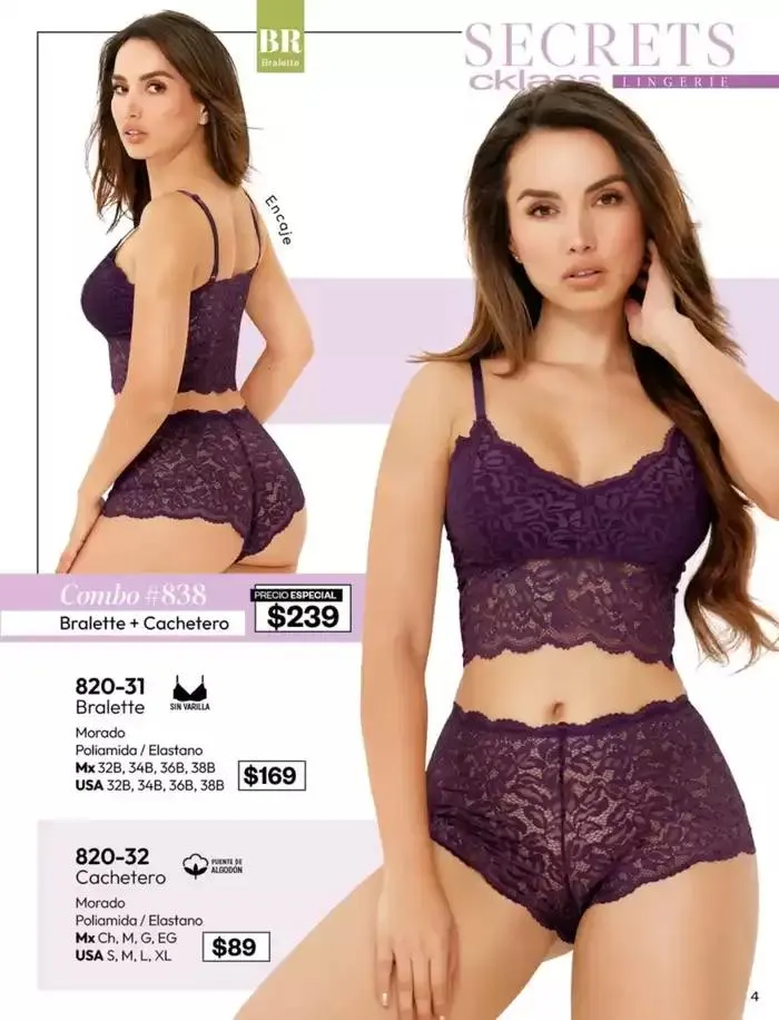 Catálogo de Catálogo Cklass Lenceria Primavera Verano 2025 México 8 de enero al 30 de junio 2025 - Pagina 40