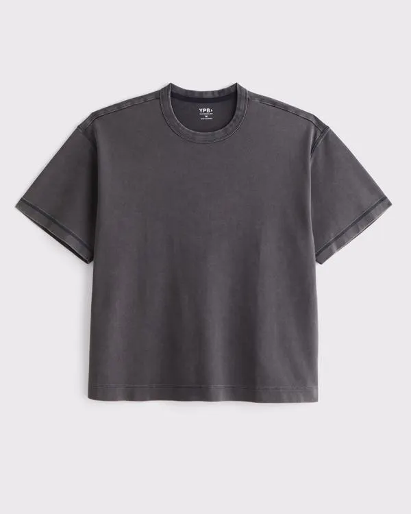 YPB Active Cropped Heavyweight Cotton Tee