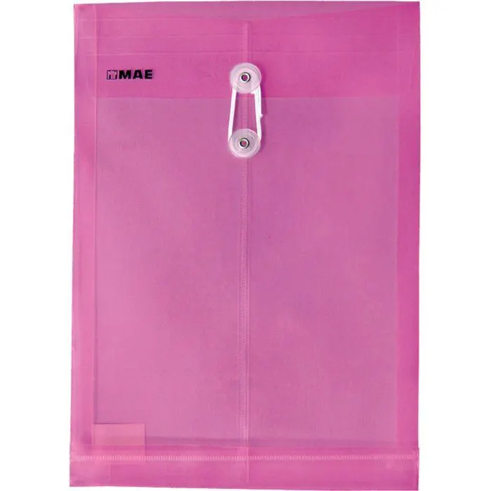 Sobre Protector C/Rondana Mae Shfv-Rs Oficio Vertical Rosa