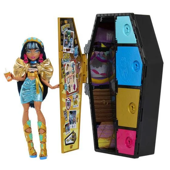 Mattel Monster High Muñeca Skulltimates Cleo HKY63