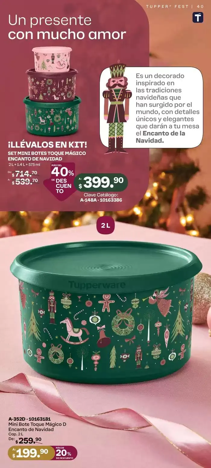 Catálogo de Tupper Tips 20 de diciembre al 29 de diciembre 2024 - Pagina 40