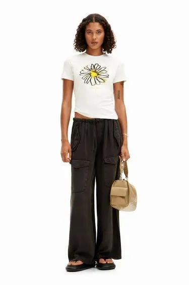 Camiseta ilustración margarita