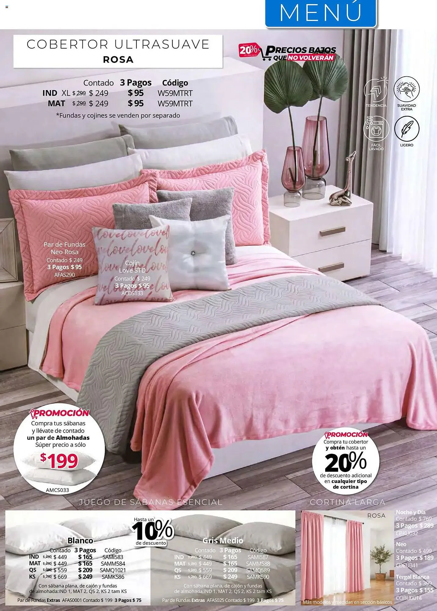 Catálogo de Catálogo Colchas Concord 1 de mayo al 1 de agosto 2026 - Pagina 262