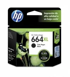 Cartucho HP 664XL Alto Rendimiento Negro Original, 480 Páginas