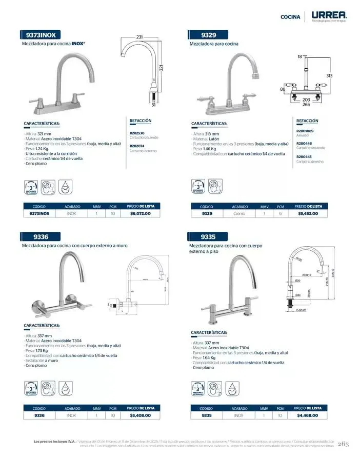 Catálogo de Catálogo Residencial 2025 28 de febrero al 28 de febrero 2026 - Pagina 269