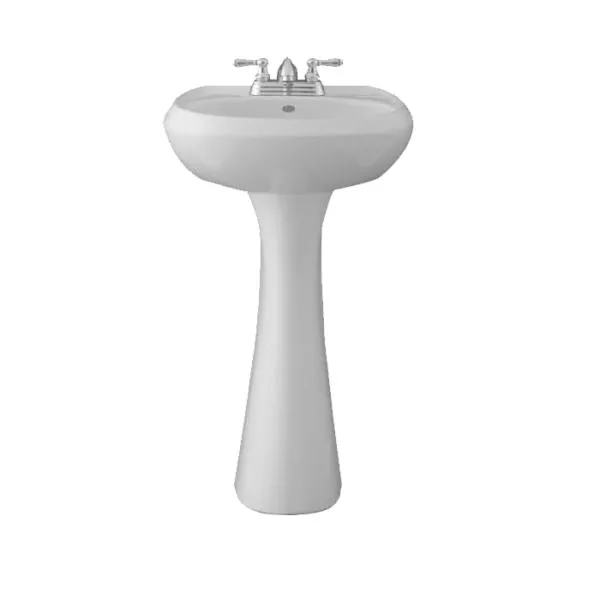 Pedestal para lavabo 4″ blanco Austria 53010022 Urrea