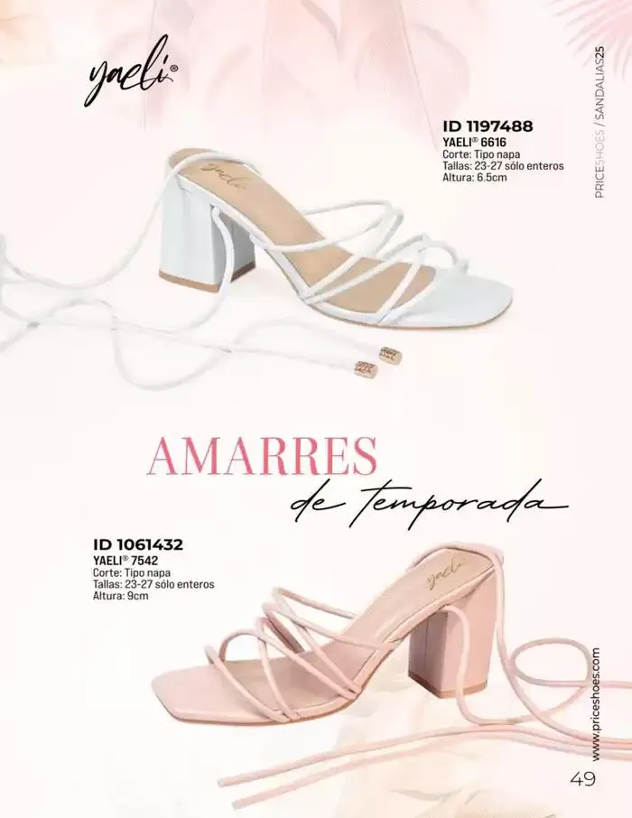 Catálogo de SANDALIAS | FIESTA Y VESTIR | 2025 | 1E 11 de marzo al 31 de agosto 2025 - Pagina 49
