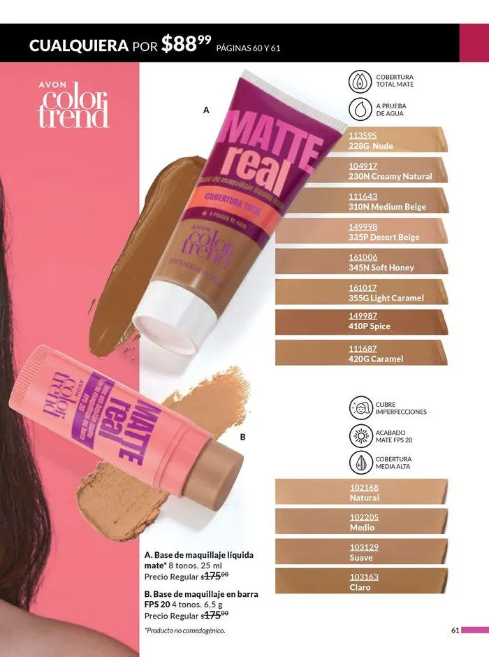 Catálogo de Avon COSMÉTICOS C09 17 de abril al 22 de mayo 2024 - Pagina 61