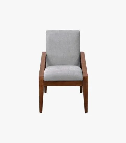 Silla Uxmal De Madera Color Gris