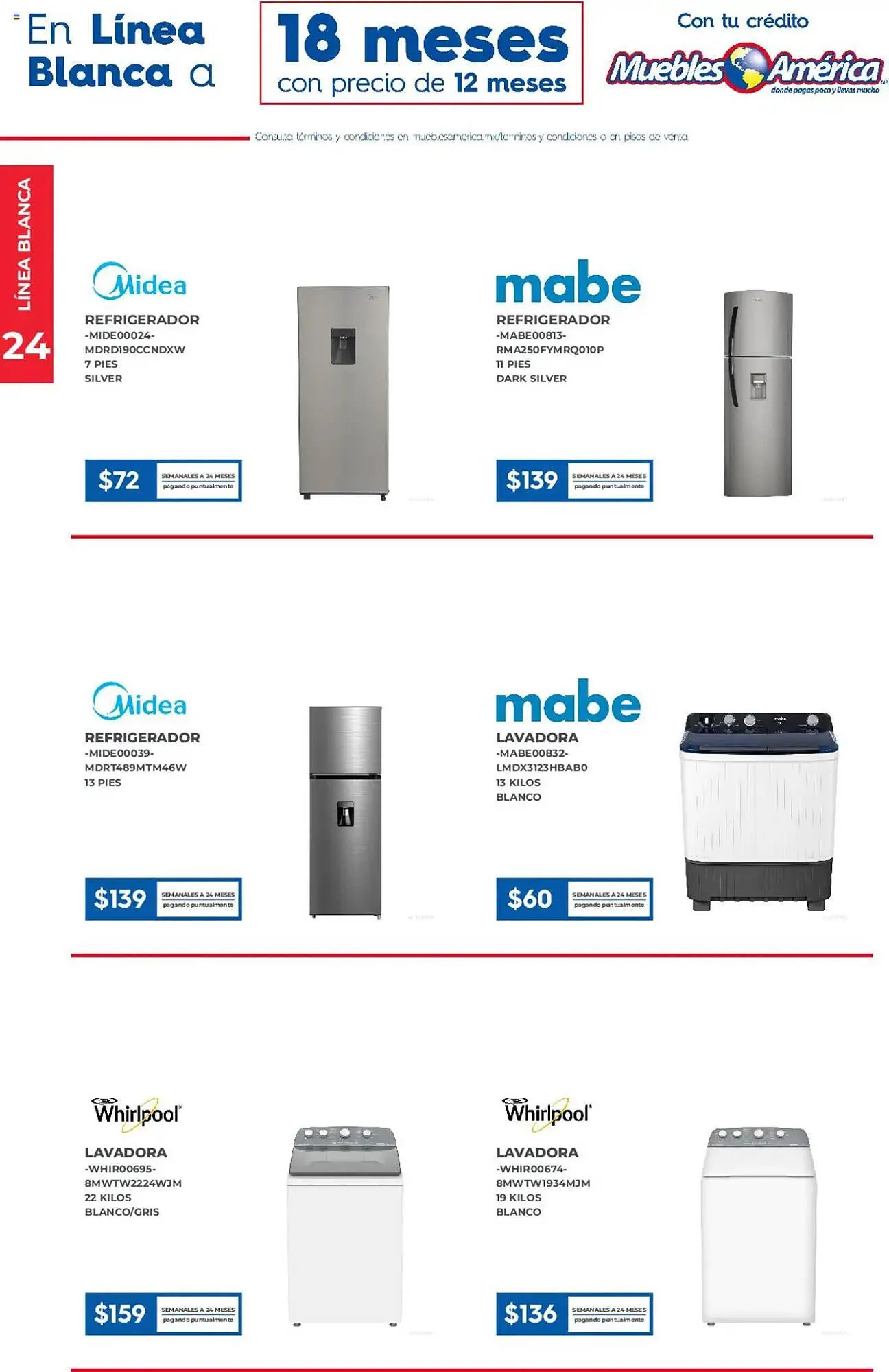 Catálogo de Catálogo Muebles América 10 de diciembre al 2 de febrero 2025 - Pagina 24