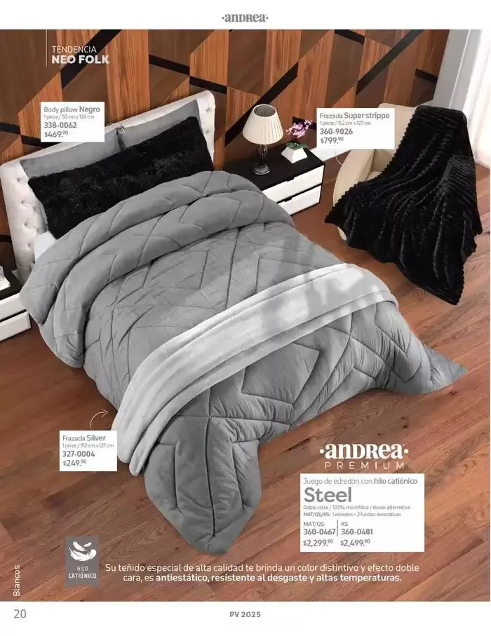 Catálogo de ANDREA | ANDREA HOME 26 de enero al 24 de mayo 2025 - Pagina 20
