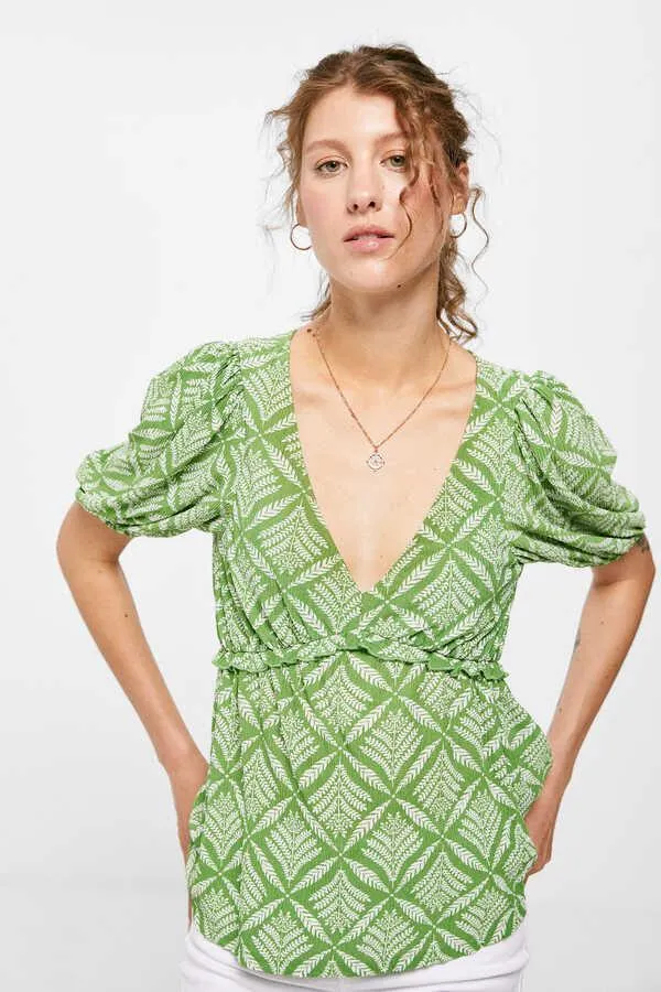 Top Fluido Estampado