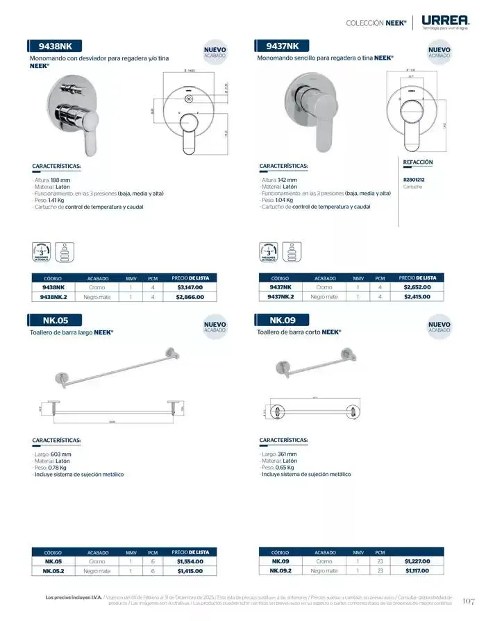 Catálogo de Catálogo Residencial 2025 28 de febrero al 28 de febrero 2026 - Pagina 113