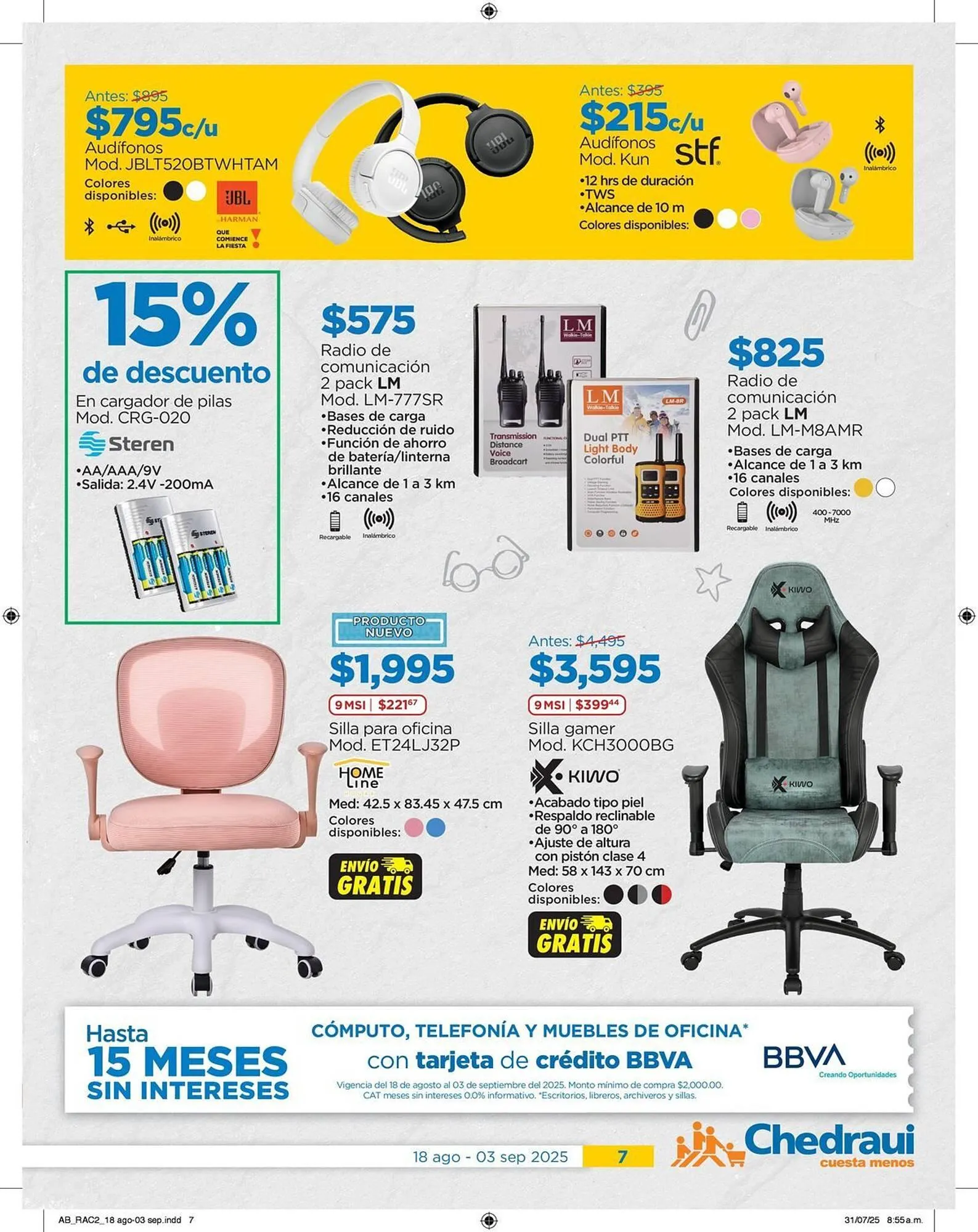 Catálogo de Catálogo Chedraui 19 de agosto al 3 de septiembre 2025 - Pagina 7