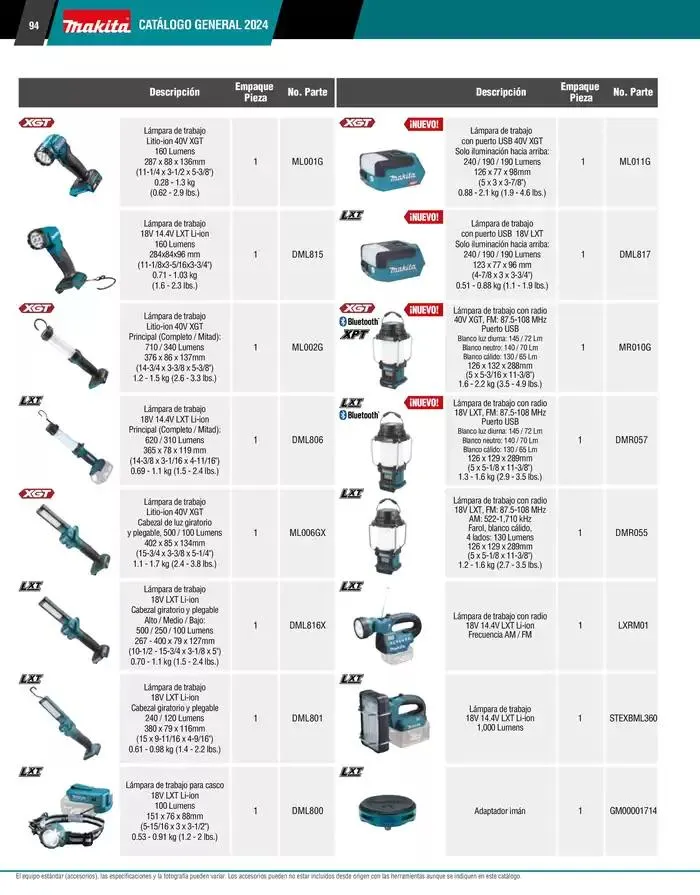 Catálogo de CATÁLOGO GENERAL 11 de abril al 31 de diciembre 2025 - Pagina 94