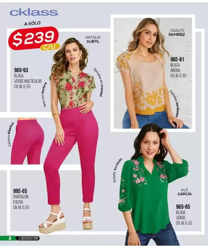 Catálogo de Catálogo Cklass Liquidación Ropa 2025 México 31 de marzo al 31 de agosto 2025 - Pagina 4