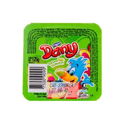 Gelatina de Limón Dany 125 g