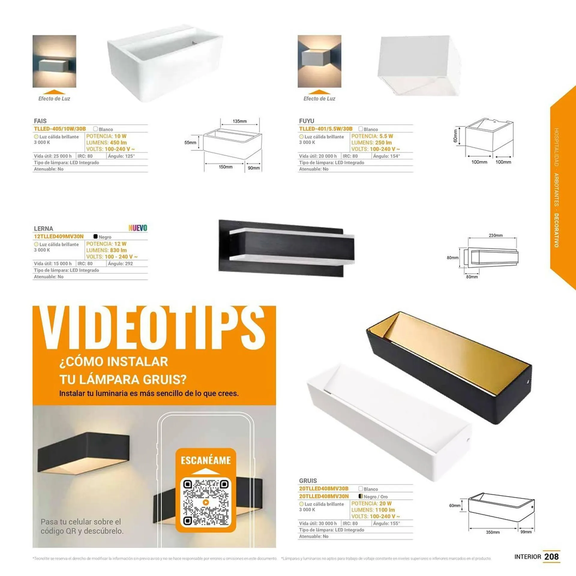 Catálogo de Catálogo Tecnolite 27 de junio al 31 de diciembre 2025 - Pagina 166