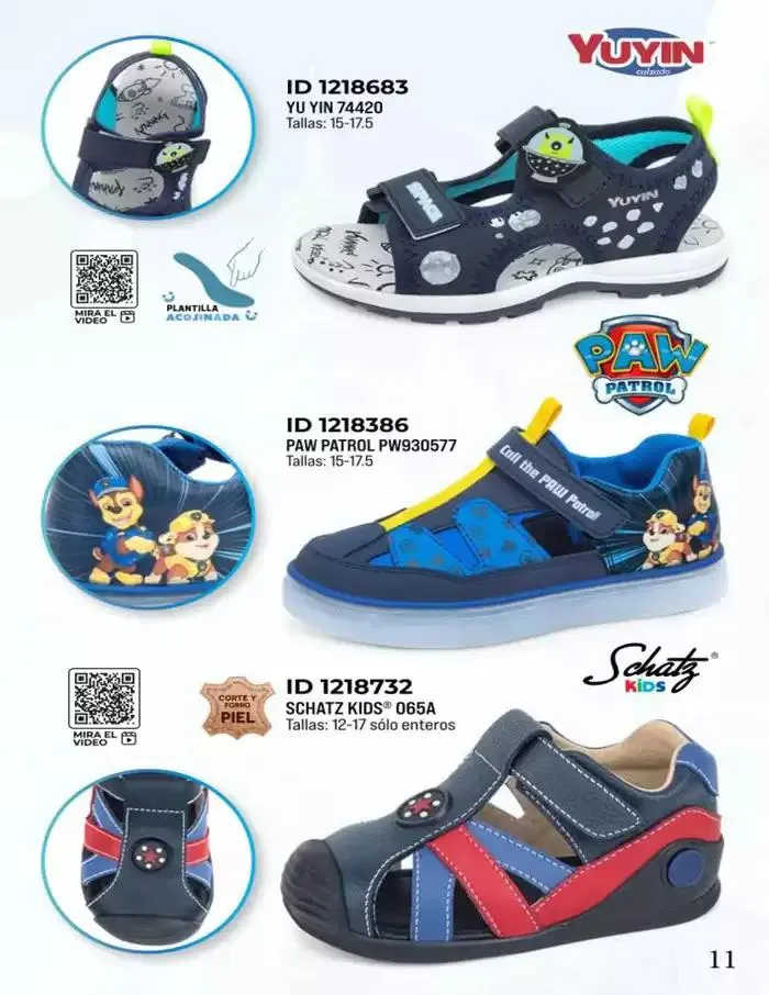 Catálogo de SANDALIAS INFANTILES | ACO | 2025 | 1E 20 de marzo al 31 de agosto 2025 - Pagina 11