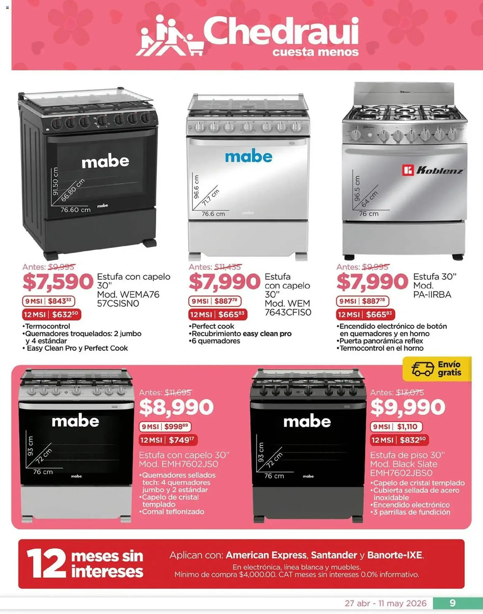 Catálogo de Folleto Chedraui 27 de abril al 12 de mayo 2026 - Pagina 9