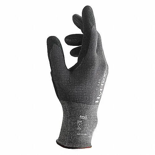 Guantes Recubiertos Completa Espuma de Nitrilo/Nylon, Spandex Gris Oscuro 8