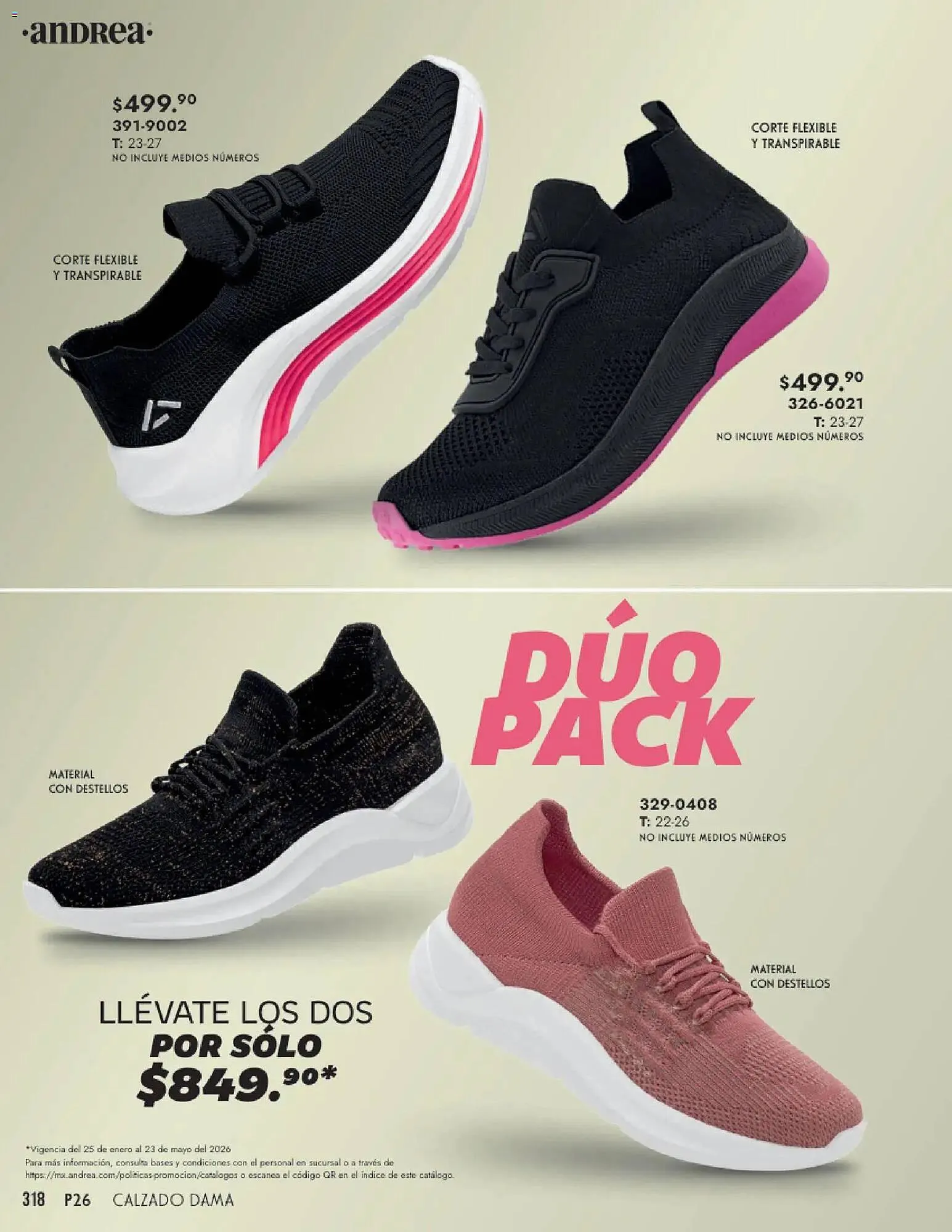 Catálogo de Catálogo Andrea 25 de enero al 24 de mayo 2026 - Pagina 318