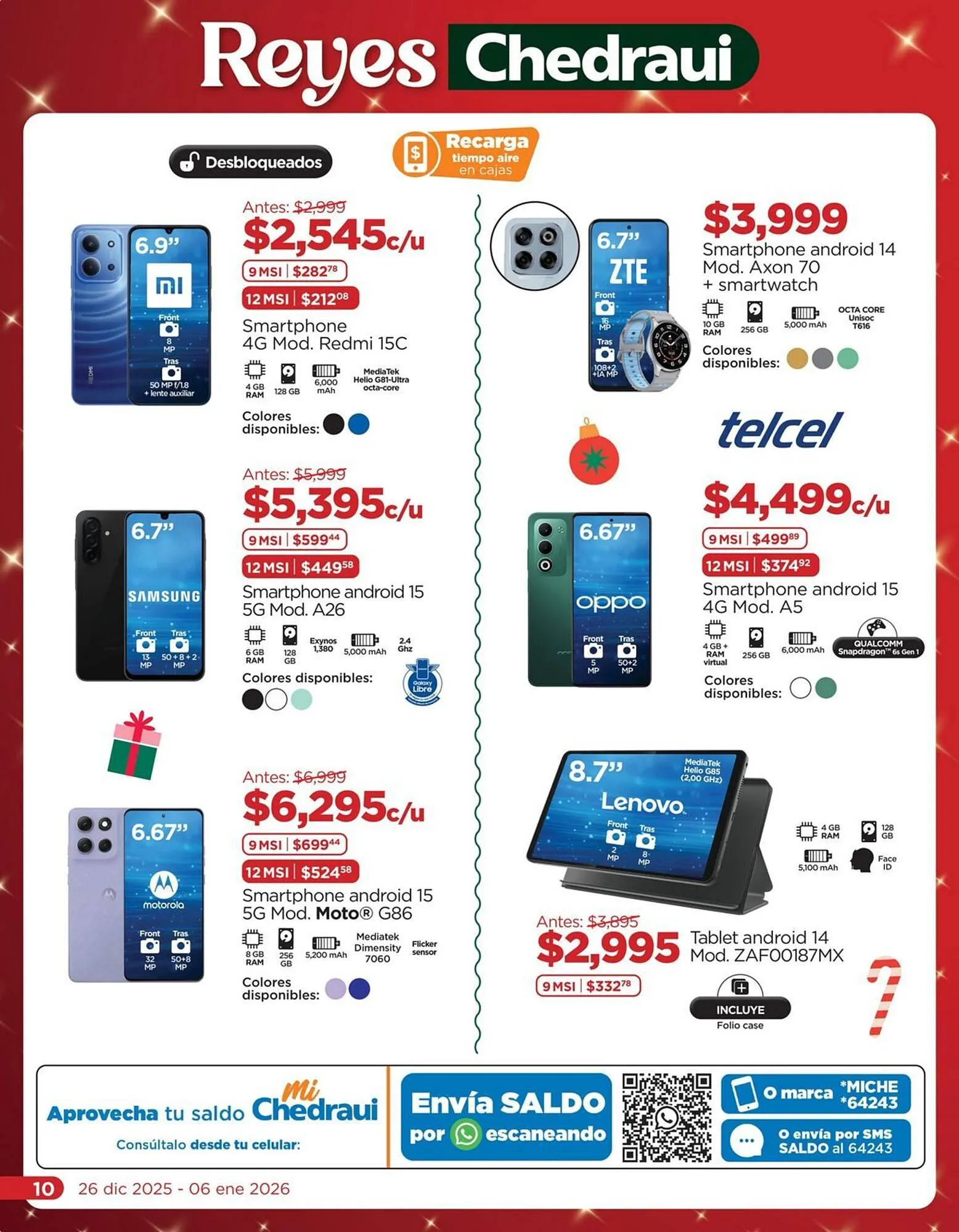 Catálogo de Folleto Chedraui 26 de diciembre al 6 de enero 2026 - Pagina 10