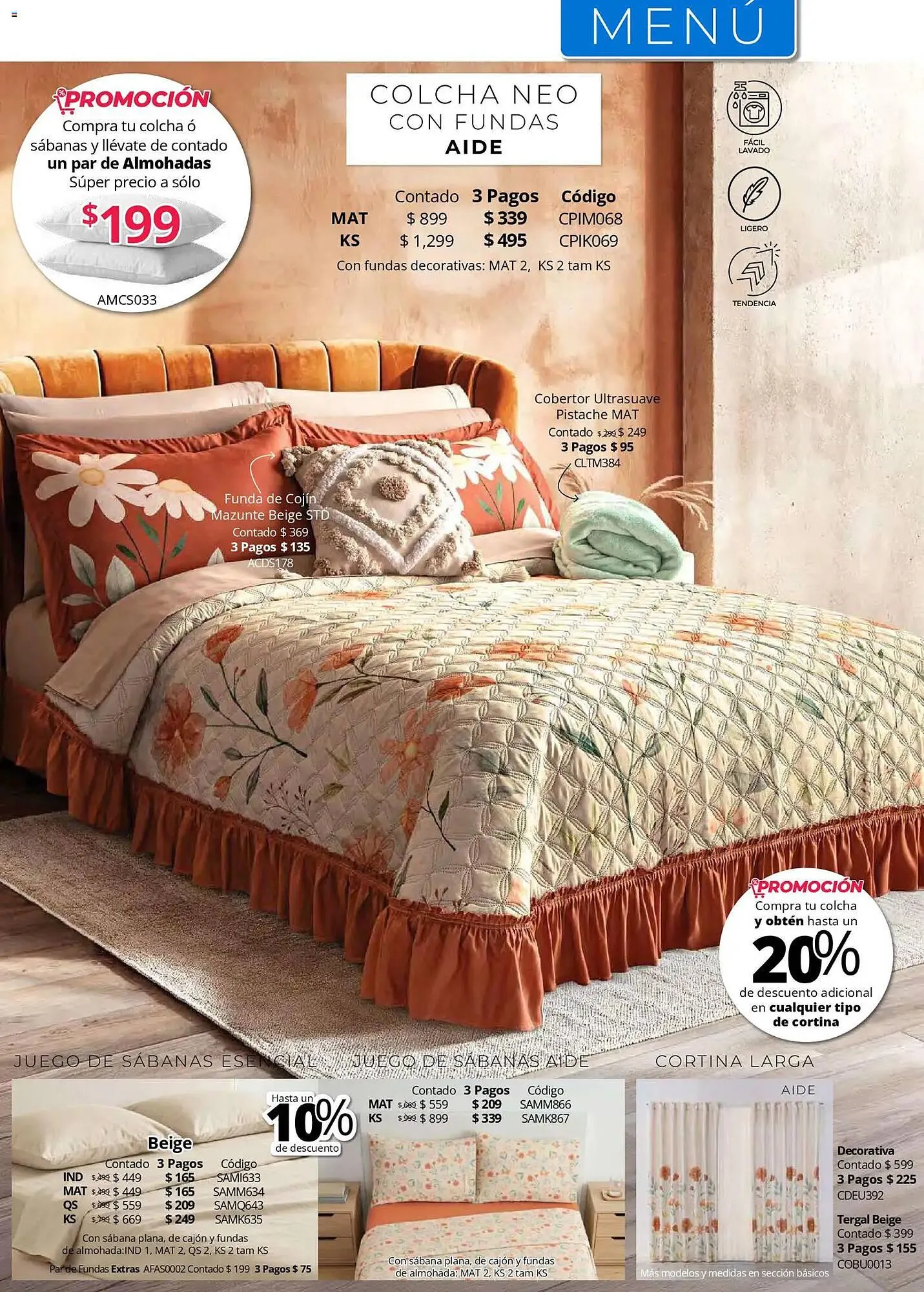 Catálogo de Catálogo Colchas Concord 1 de mayo al 1 de agosto 2026 - Pagina 122