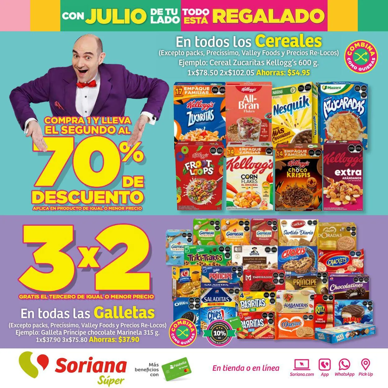 Catálogo de Soriana - Julio Regalado Súper Nacional Oferta actual 27 de julio al 3 de agosto 2023 - Pagina 1