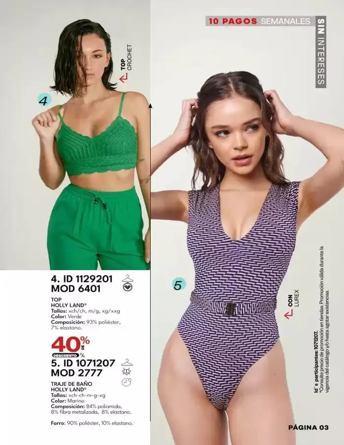 Catálogo de 10 PAGOS SIN INT | ROPA | PV | 2025 | 1E 28 de abril al 31 de julio 2025 - Pagina 5