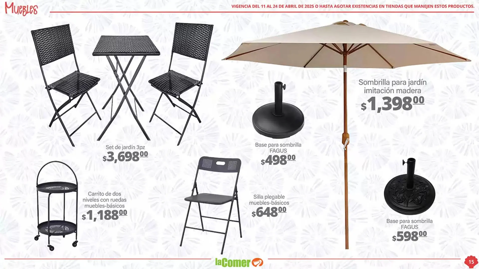 Catálogo de Catálogo La Comer 11 de abril al 24 de abril 2025 - Pagina 15