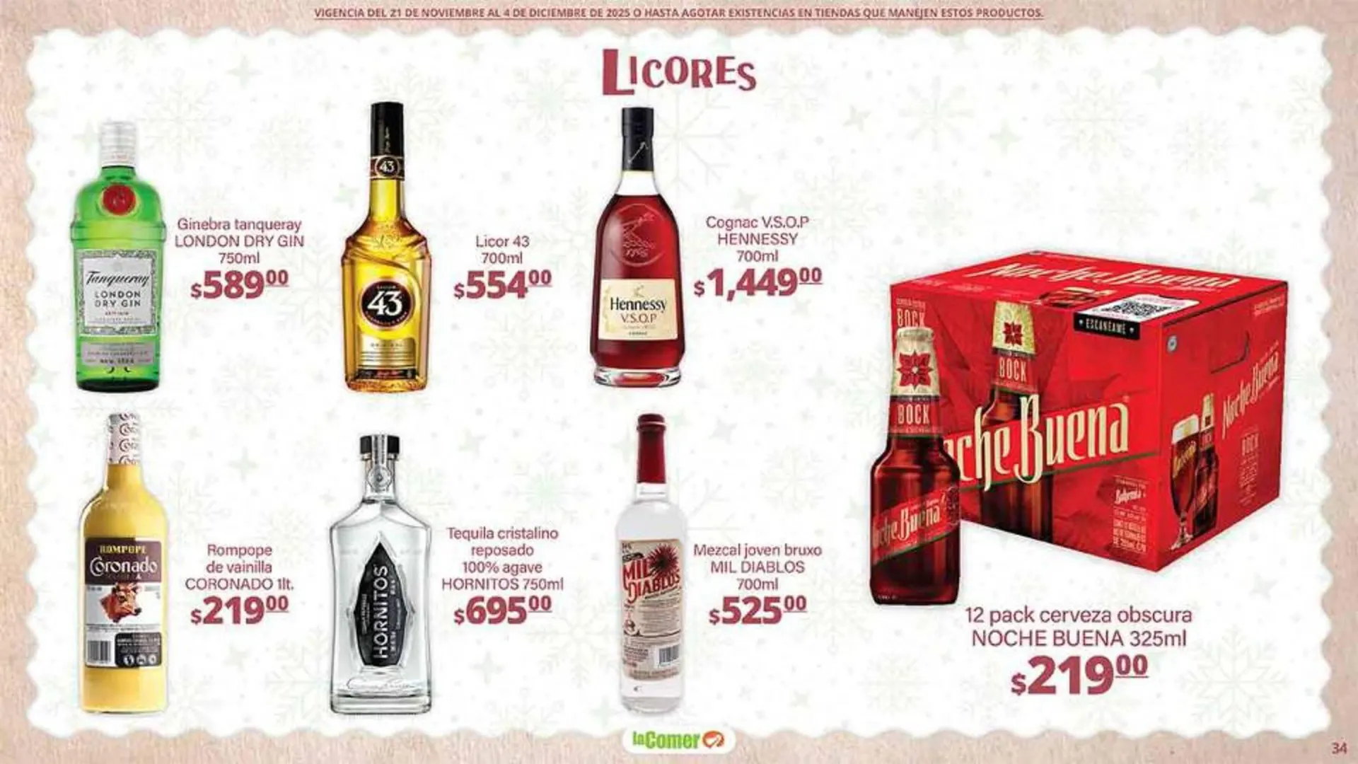 Catálogo de Folleto La Comer 21 de noviembre al 4 de diciembre 2025 - Pagina 34