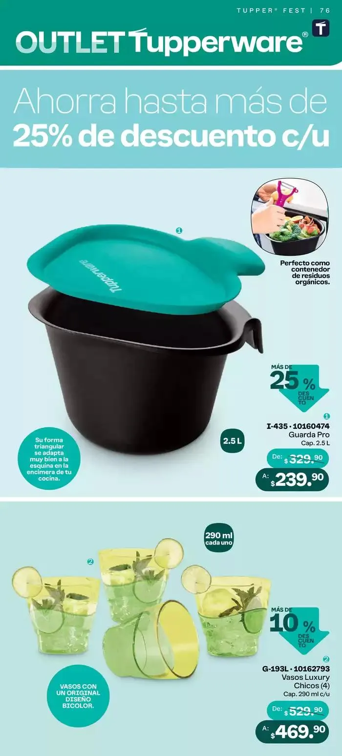 Catálogo de Tupper Tips 20 de diciembre al 29 de diciembre 2024 - Pagina 76