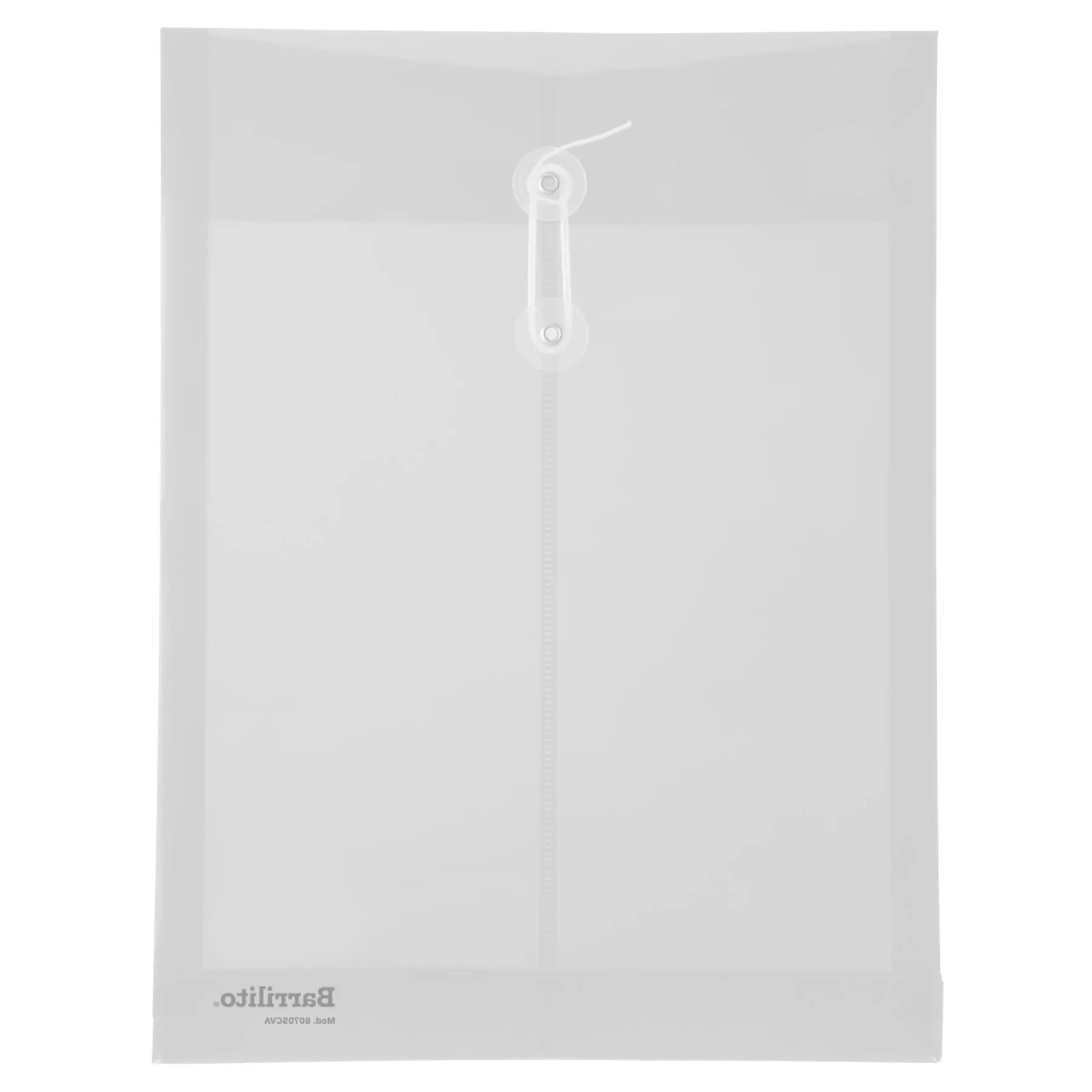 Sobre Protector C/Rondana Barrilito Oficio Vertical Translúcido