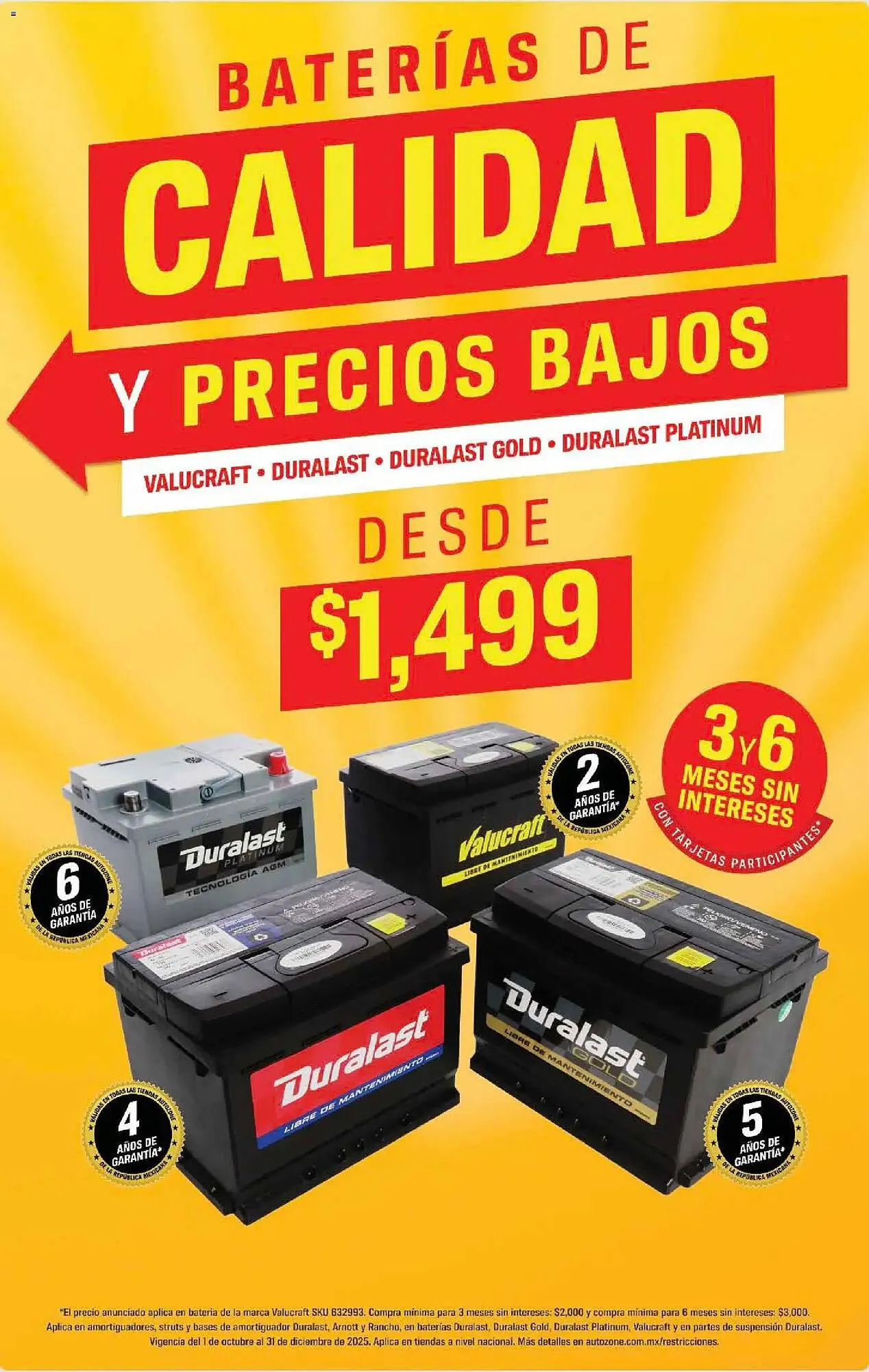 Catálogo de Catálogo AutoZone 26 de octubre al 17 de enero 2026 - Pagina 4