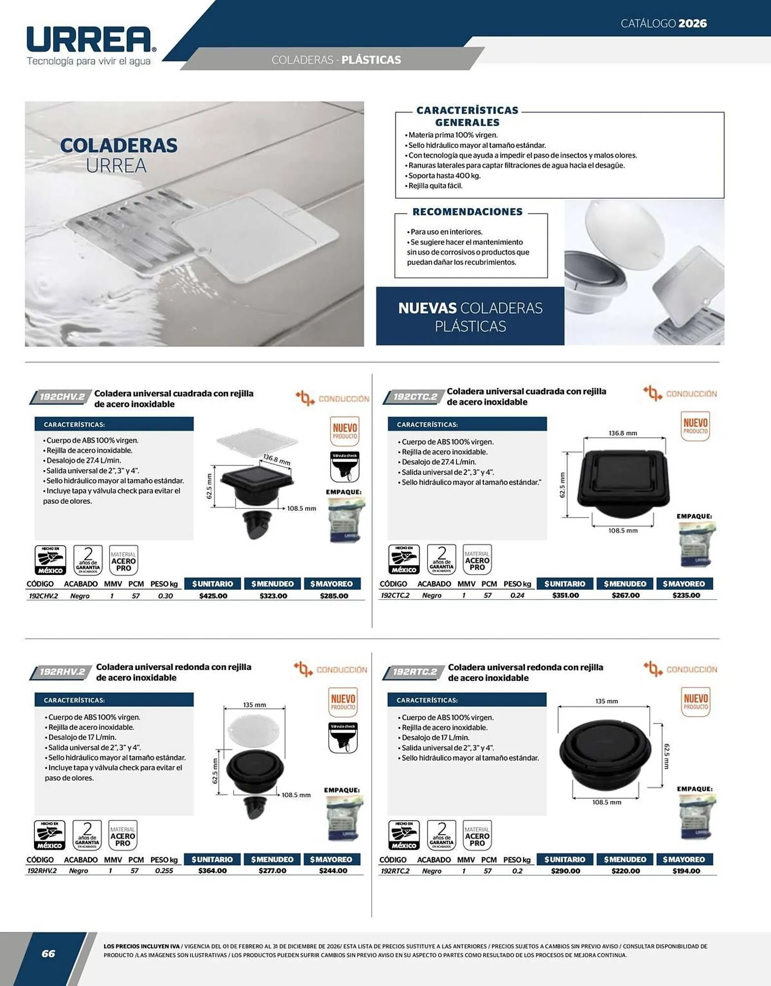 Catálogo de Catálogo Urrea 24 de abril al 31 de diciembre 2026 - Pagina 68