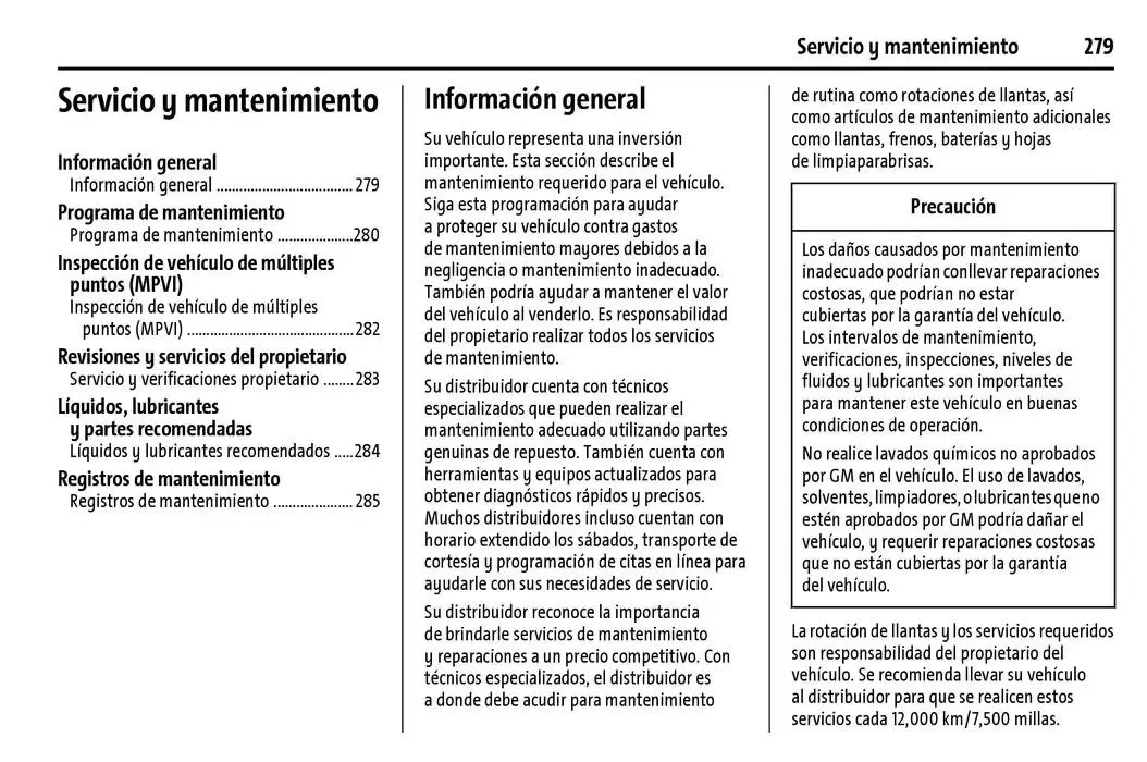 Catálogo de BrightDrop 400 Y BrightDrop 600 Manual del propietario 22 de enero al 31 de diciembre 2025 - Pagina 280