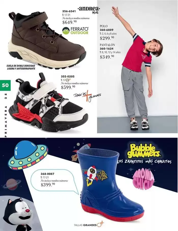 Catálogo de ANDREA | INFANTIL 26 de enero al 24 de mayo 2025 - Pagina 50