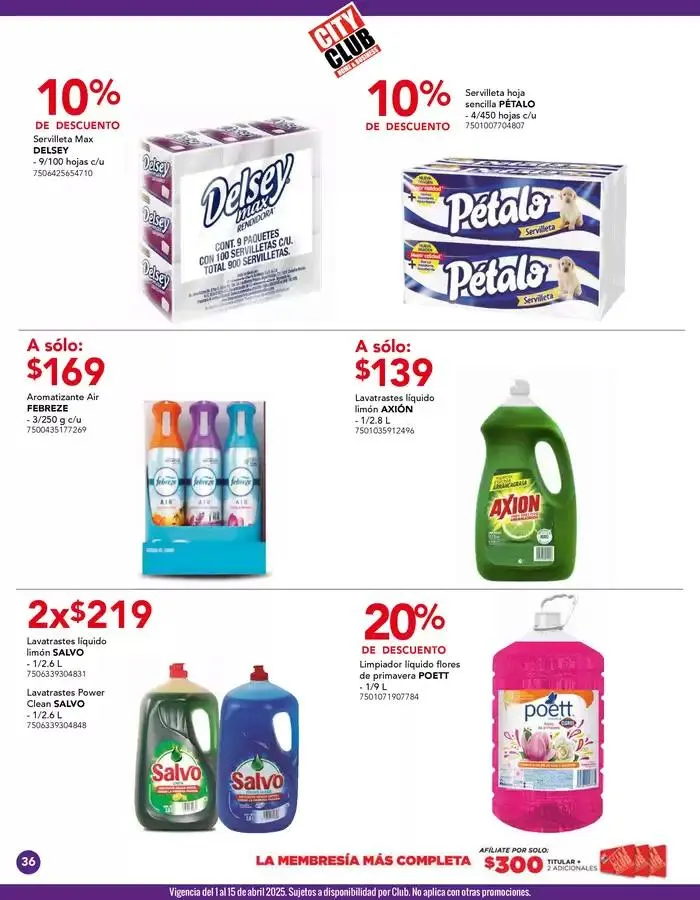 Catálogo de Folleto 1 de abril al 30 de abril 2025 - Pagina 36